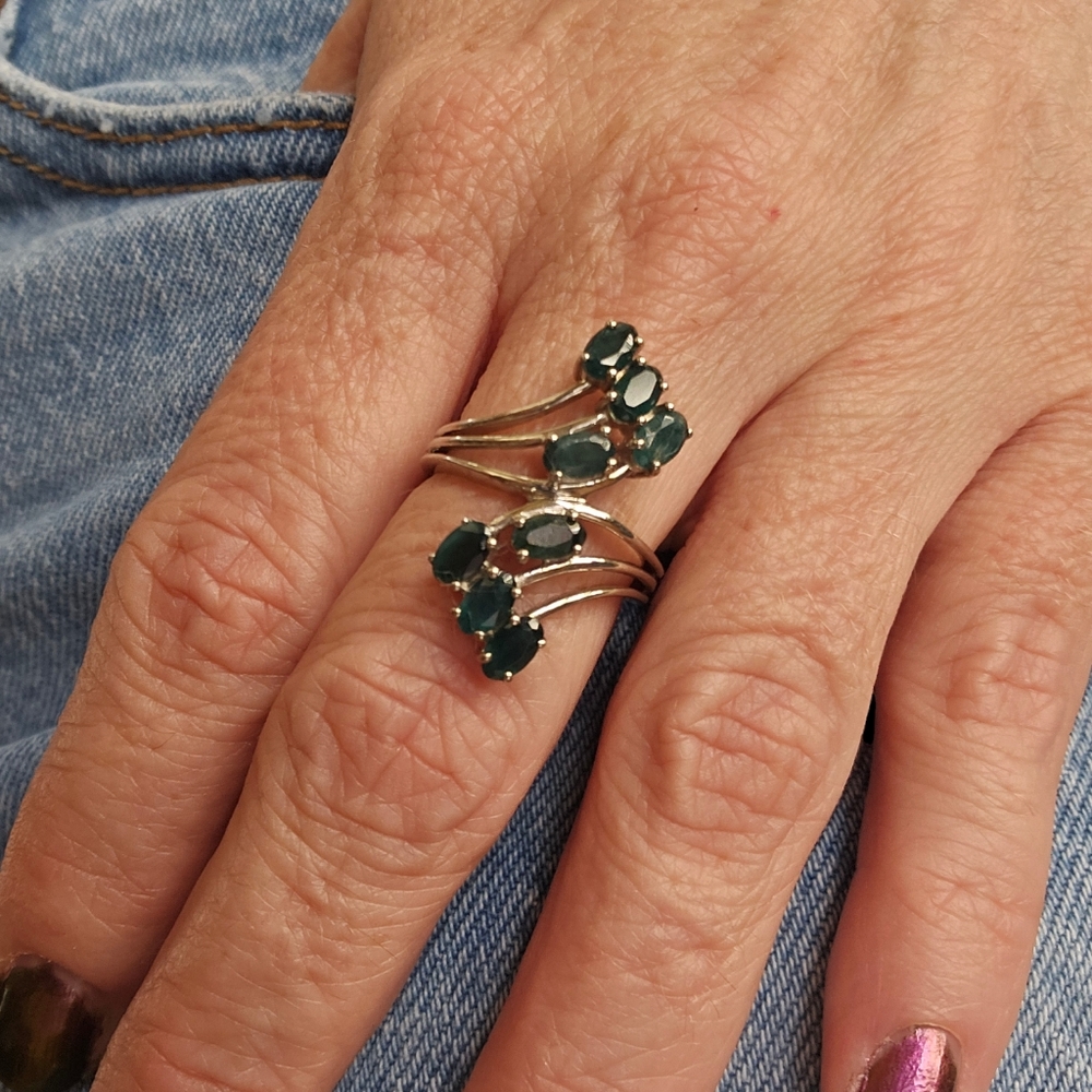 Teal Grandidierite Ring - Picture 3 of 3